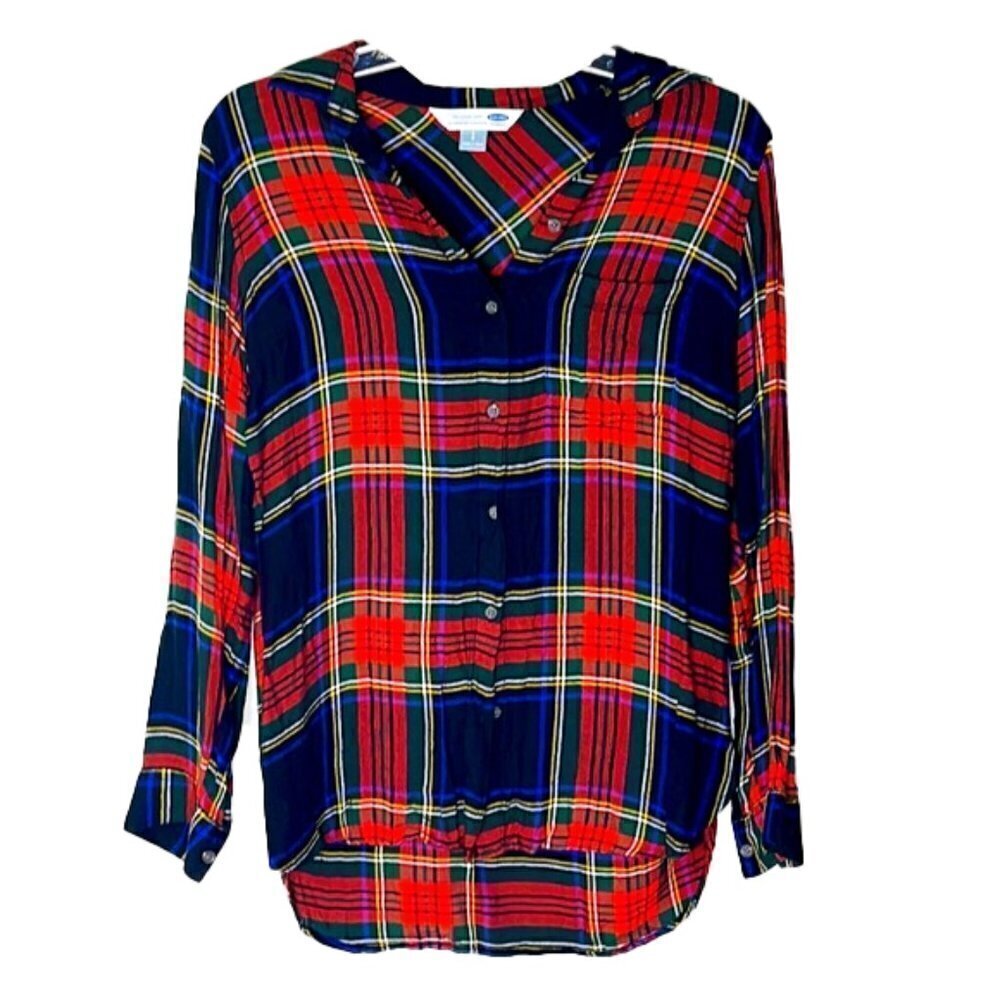 ❤️ OLD NAVY Classic Plad Top Size SP